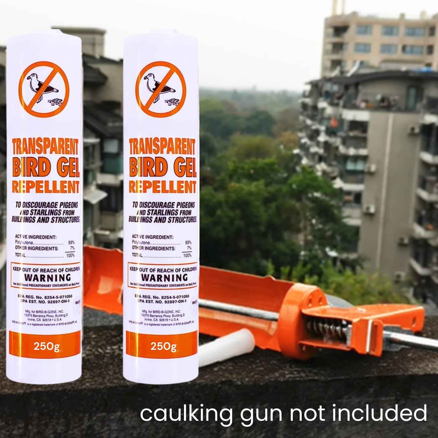 Bird Proof Gel | Bird Repellent Gel | Bird Deterrent Application