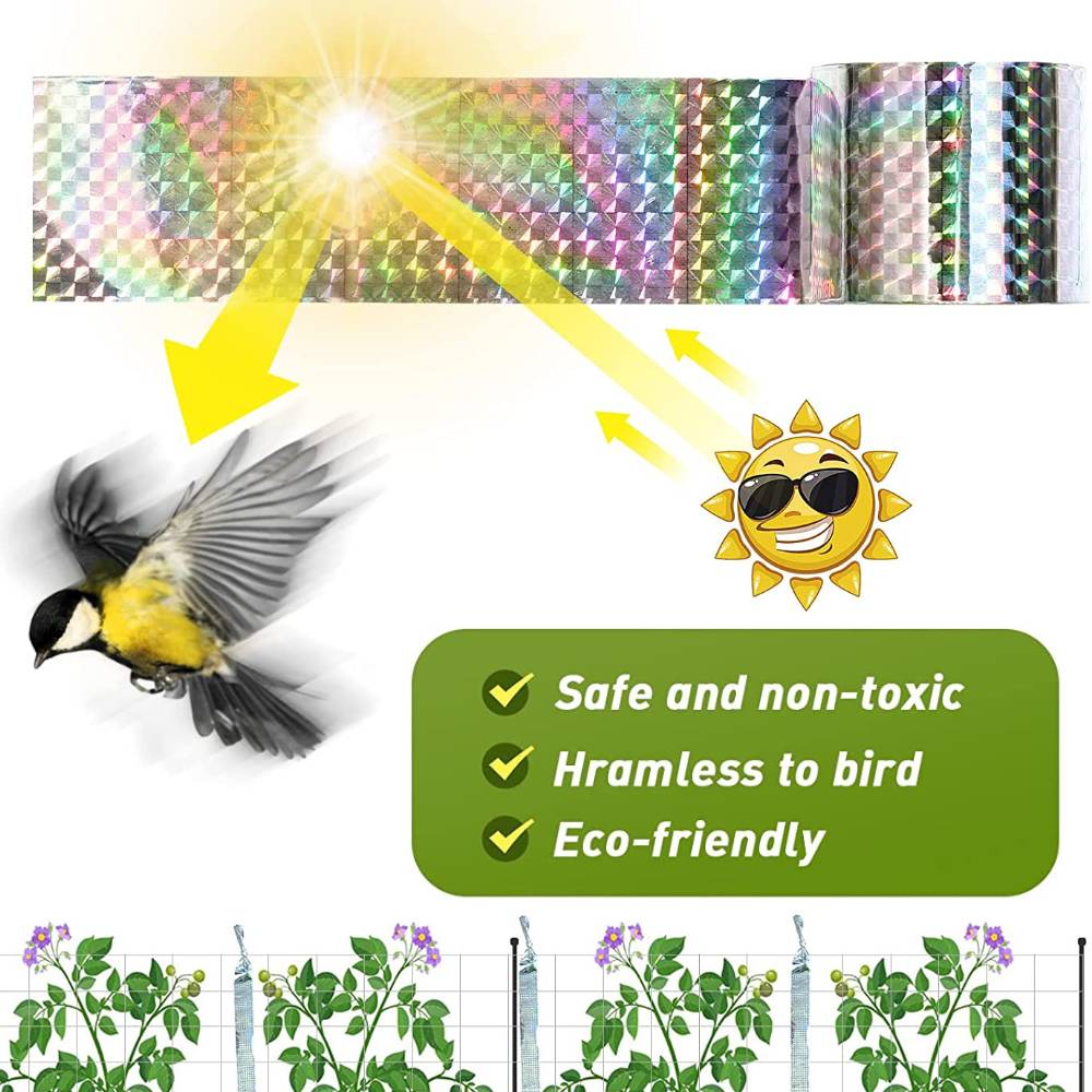 Bird Reflective Tape | Bird Scare Ribbon | Bird Flash Tape - 90m rolls