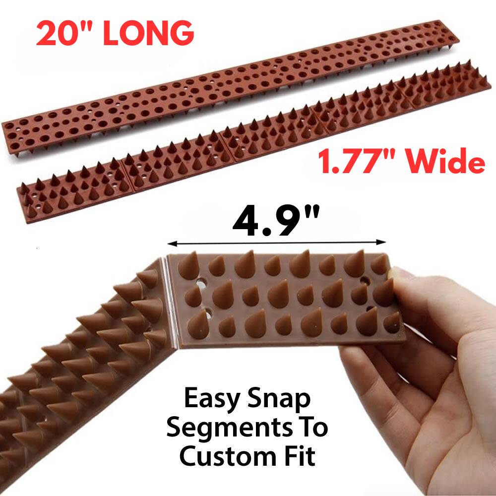 Possum Spikes | Possum Spike Strip | Possum Deterrent Spikes (per 50cm strip): image 2